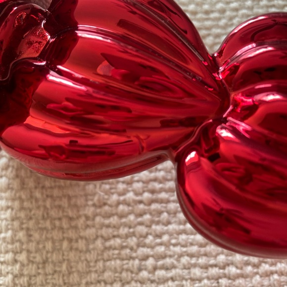 ❤️SOLD❤️New Bath&BodyWorks Red Chrome 3 wick candle holder - Picture 8 of 13